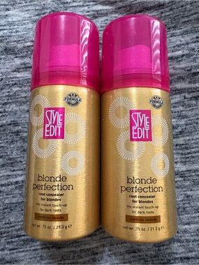 Style Edit - Medium Blonde - Root Concealer Spray - lot of 2